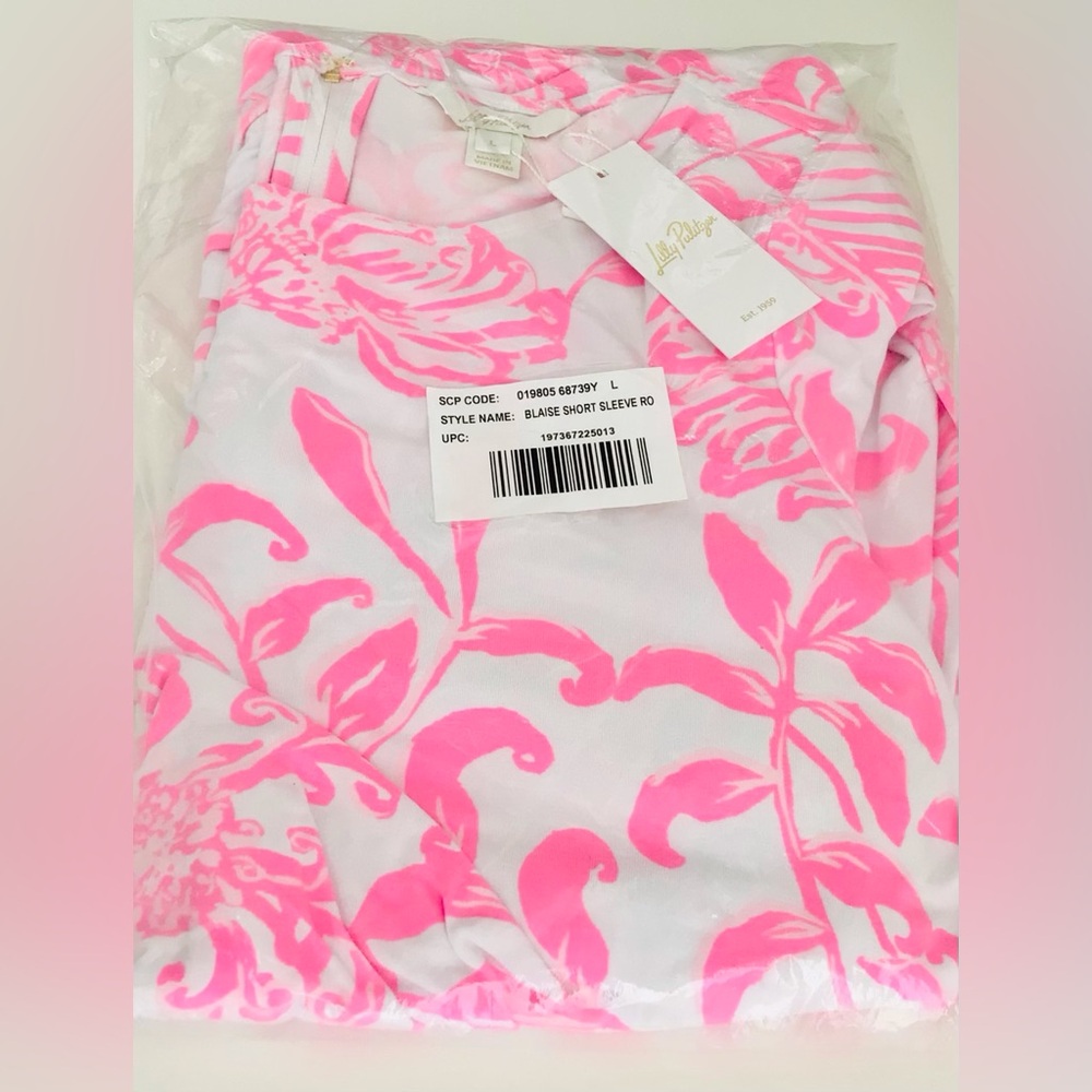 Lilly Pulitzer Blaise Romper Dress And Tamara Shoulder Bag-Rousseau Pink-NWT - Picture 8 of 15